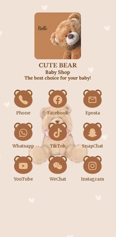 WeeCard baby shop profile preview